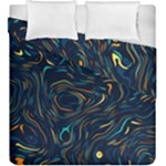 Colorful Abstract Pattern Creative Colorful Line Linear Background Duvet Cover Double Side (King Size)