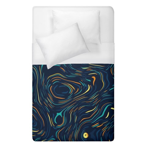 Colorful Abstract Pattern Creative Colorful Line Linear Background Duvet Cover (Single Size) from ArtsNow.com