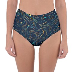 Reversible High-Waist Bikini Bottoms 