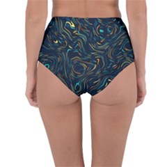 Reversible High-Waist Bikini Bottoms 