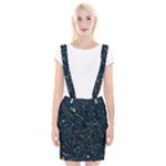 Colorful Abstract Pattern Creative Colorful Line Linear Background Braces Suspender Skirt