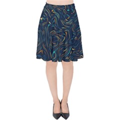 Velvet High Waist Skirt 