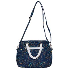 Rope Handles Shoulder Strap Bag 