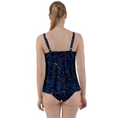 Twist Front Tankini Set 