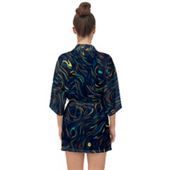 Half Sleeve Chiffon Kimono 