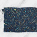 Colorful Abstract Pattern Creative Colorful Line Linear Background Canvas Cosmetic Bag (XXXL)