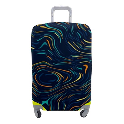 Colorful Abstract Pattern Creative Colorful Line Linear Background Luggage Cover (Small) from ArtsNow.com