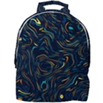 Colorful Abstract Pattern Creative Colorful Line Linear Background Mini Full Print Backpack