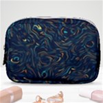 Colorful Abstract Pattern Creative Colorful Line Linear Background Make Up Pouch (Small)