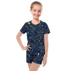 Kids  Mesh T-Shirt and Shorts Set 