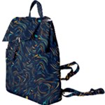 Colorful Abstract Pattern Creative Colorful Line Linear Background Buckle Everyday Backpack