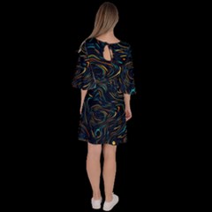 Velour Kimono Dress 