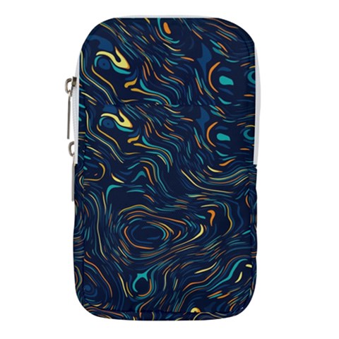 Colorful Abstract Pattern Creative Colorful Line Linear Background Waist Pouch (Large) from ArtsNow.com