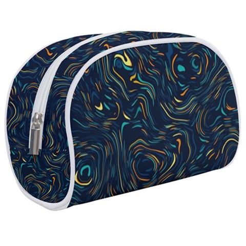 Colorful Abstract Pattern Creative Colorful Line Linear Background Make Up Case (Medium) from ArtsNow.com