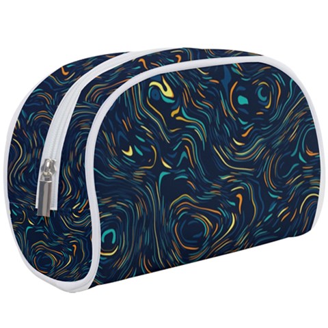 Colorful Abstract Pattern Creative Colorful Line Linear Background Make Up Case (Large) from ArtsNow.com
