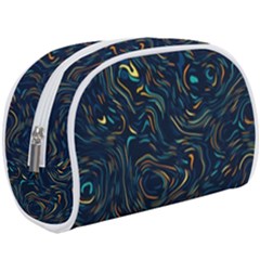 Colorful Abstract Pattern Creative Colorful Line Linear Background Make Up Case (Large) from ArtsNow.com