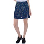 Colorful Abstract Pattern Creative Colorful Line Linear Background Tennis Skirt