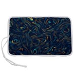 Colorful Abstract Pattern Creative Colorful Line Linear Background Pen Storage Case (S)