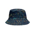 Colorful Abstract Pattern Creative Colorful Line Linear Background Bucket Hat (Kids)