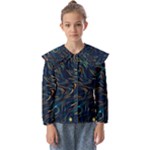 Colorful Abstract Pattern Creative Colorful Line Linear Background Kids  Peter Pan Collar Blouse