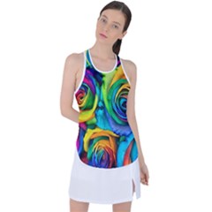 Racer Back Mesh Tank Top 