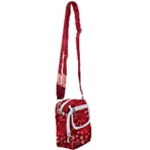 Four Red Butterflies With Flower Illustration Butterfly Flowers Shoulder Strap Belt Bag