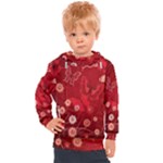 Four Red Butterflies With Flower Illustration Butterfly Flowers Kids  Hooded Pullover