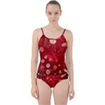 Four Red Butterflies With Flower Illustration Butterfly Flowers Cut Out Top Tankini Set