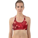 Four Red Butterflies With Flower Illustration Butterfly Flowers Back Web Sports Bra