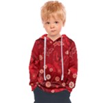 Four Red Butterflies With Flower Illustration Butterfly Flowers Kids  Overhead Hoodie