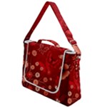 Four Red Butterflies With Flower Illustration Butterfly Flowers Box Up Messenger Bag