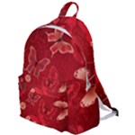 Four Red Butterflies With Flower Illustration Butterfly Flowers The Plain Backpack