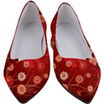 Four Red Butterflies With Flower Illustration Butterfly Flowers Women s Block Heels 