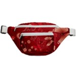 Four Red Butterflies With Flower Illustration Butterfly Flowers Fanny Pack