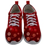 Four Red Butterflies With Flower Illustration Butterfly Flowers Mens Athletic Shoes