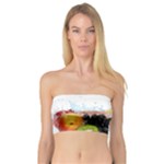 Variety Of Fruit Water Berry Food Splash Kiwi Grape Bandeau Top