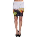 Variety Of Fruit Water Berry Food Splash Kiwi Grape Bodycon Skirt