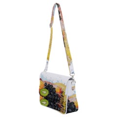 Shoulder Bag with Back Zipper 