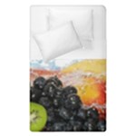 Variety Of Fruit Water Berry Food Splash Kiwi Grape Duvet Cover Double Side (Single Size)