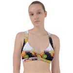 Variety Of Fruit Water Berry Food Splash Kiwi Grape Sweetheart Sports Bra