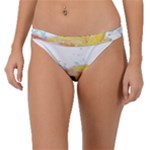 Variety Of Fruit Water Berry Food Splash Kiwi Grape Band Bikini Bottoms