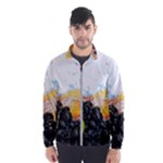 Variety Of Fruit Water Berry Food Splash Kiwi Grape Men s Windbreaker