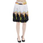 Variety Of Fruit Water Berry Food Splash Kiwi Grape Pleated Skirt