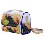 Variety Of Fruit Water Berry Food Splash Kiwi Grape Satchel Shoulder Bag