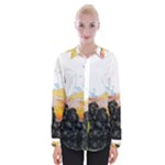 Variety Of Fruit Water Berry Food Splash Kiwi Grape Womens Long Sleeve Shirt