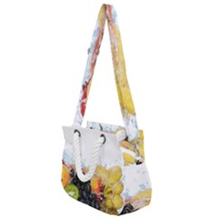 Rope Handles Shoulder Strap Bag 