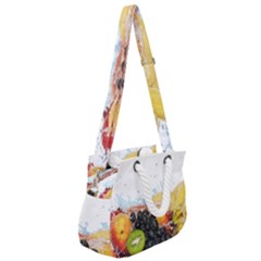 Rope Handles Shoulder Strap Bag 