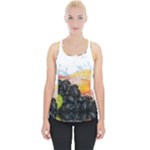 Variety Of Fruit Water Berry Food Splash Kiwi Grape Piece Up Tank Top