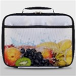 Variety Of Fruit Water Berry Food Splash Kiwi Grape Full Print Lunch Bag