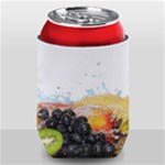 Variety Of Fruit Water Berry Food Splash Kiwi Grape Can Holder